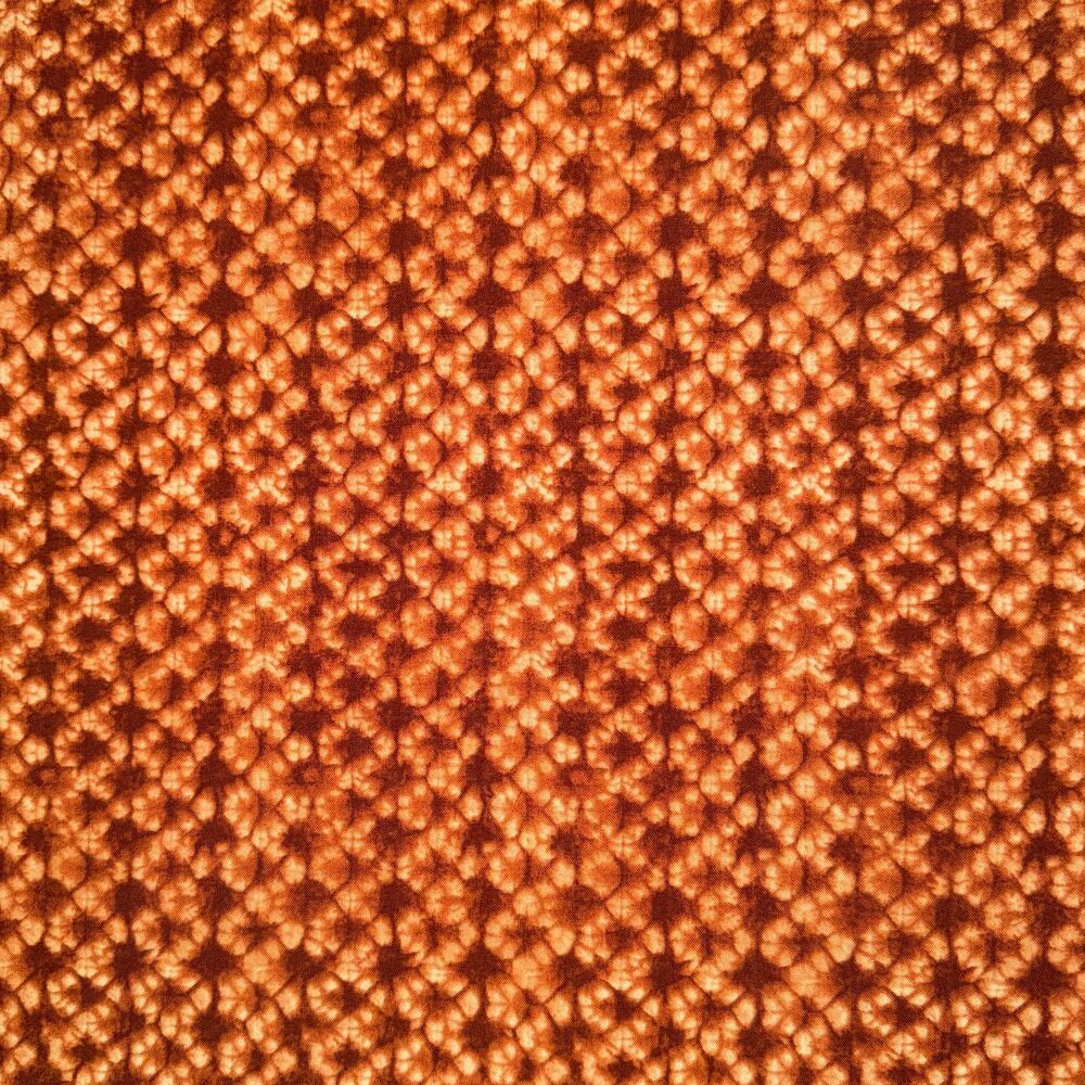 Rust Orange Diamond Watercolor Kawa by Debbie Maddy for Moda Fabric - 1/2 Yard